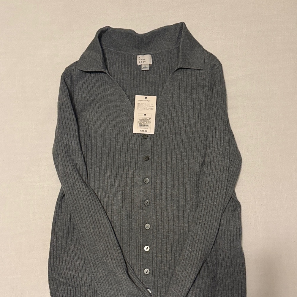 a new day Gray Women's Cardigan Sweater